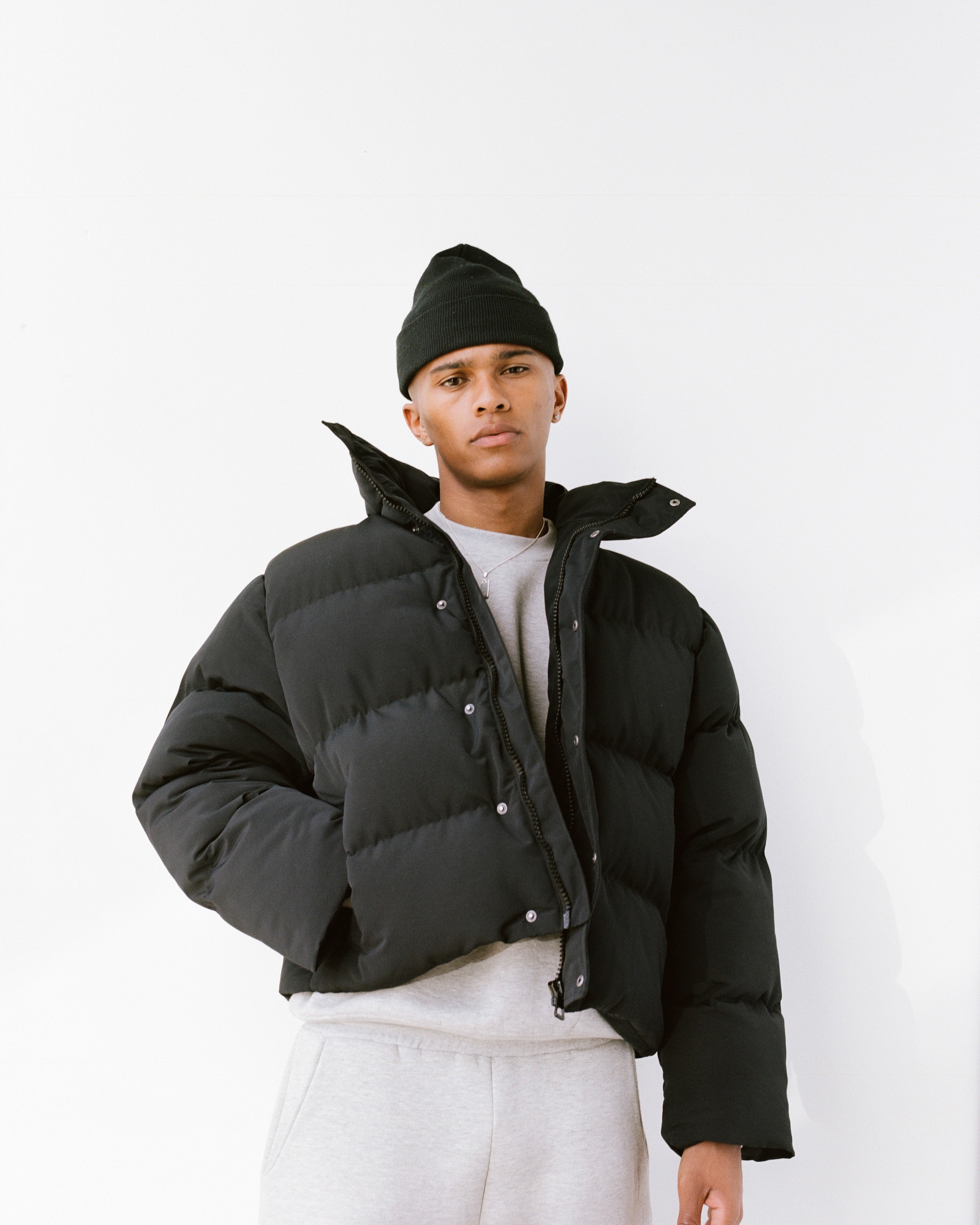 Puffer Jacket – Black
