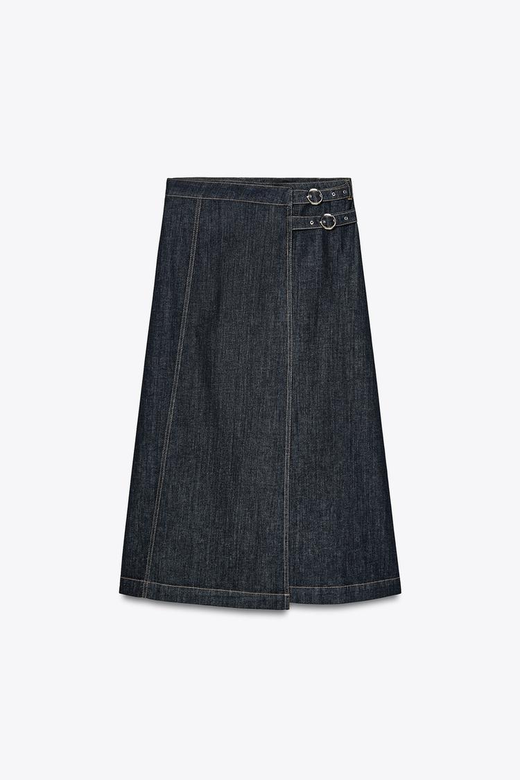 Z1975 Crossover Denim Skirt