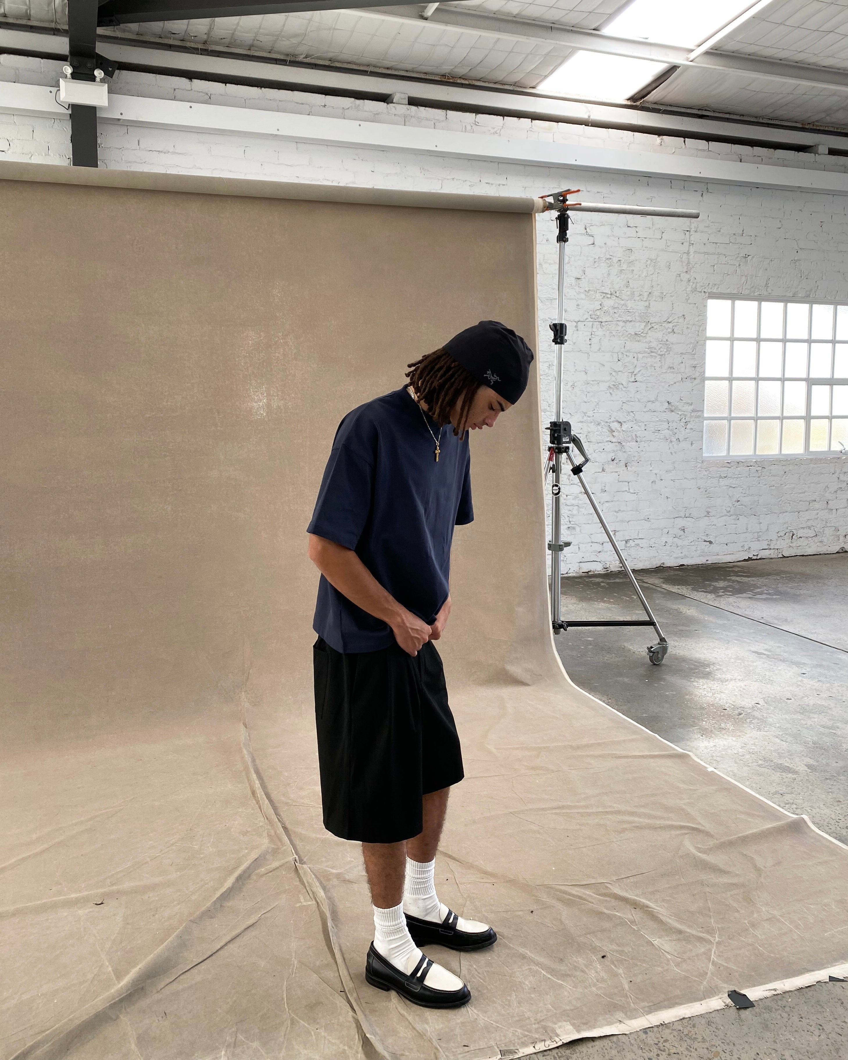 Signature Blank T-Shirt – Navy Blue