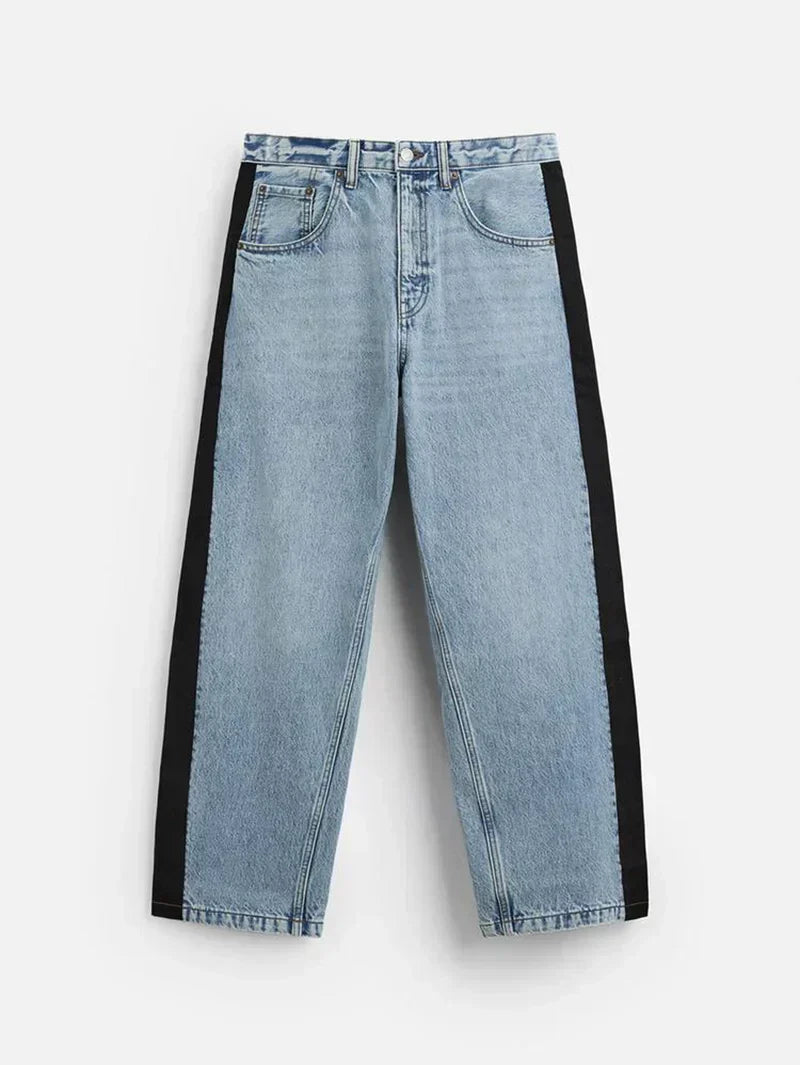 Black Bands Flare Jeans – 212321