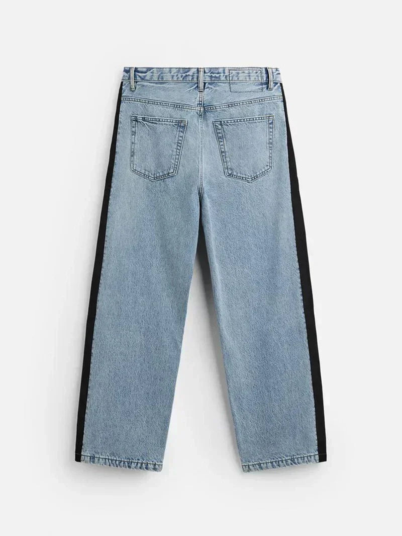 Black Bands Flare Jeans – 212321