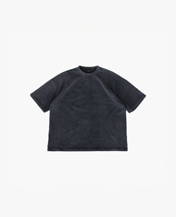 Signature Blank T-Shirt – Washed Black