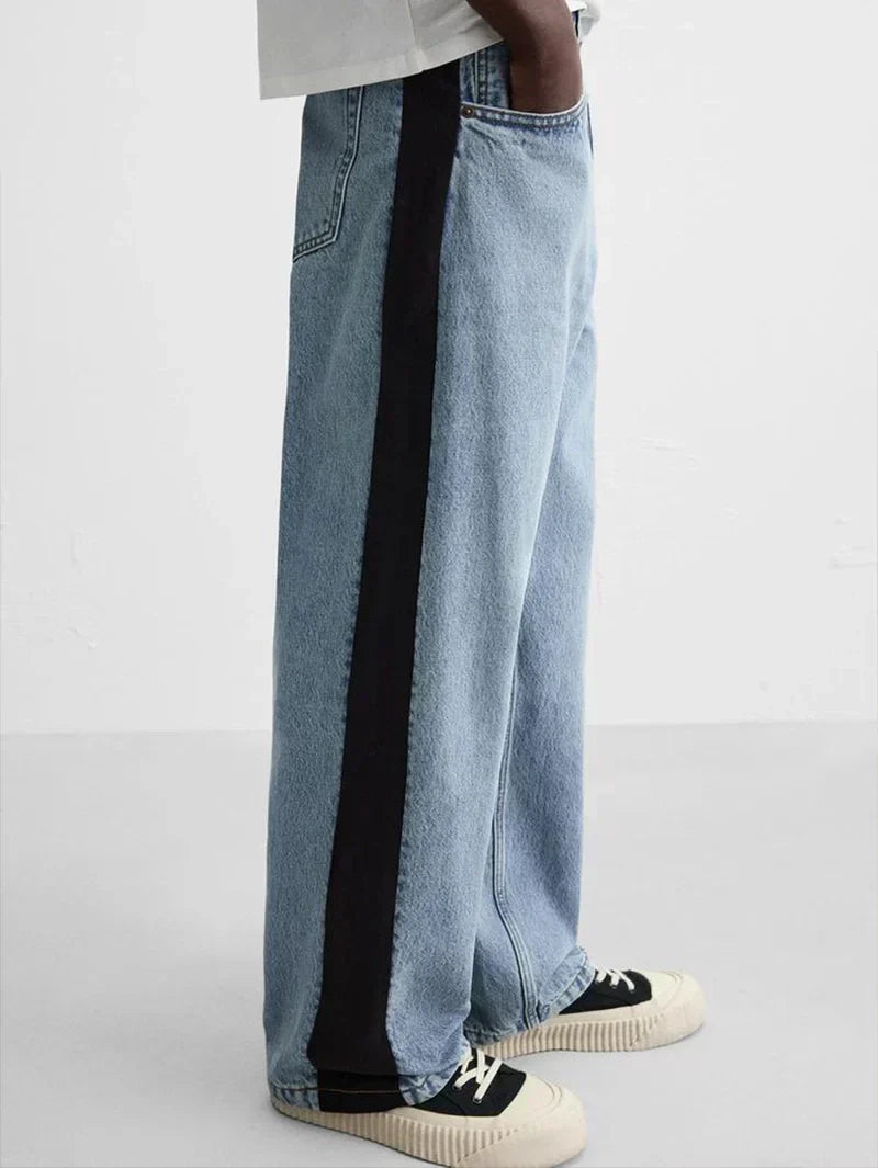 Black Bands Flare Jeans – 212321