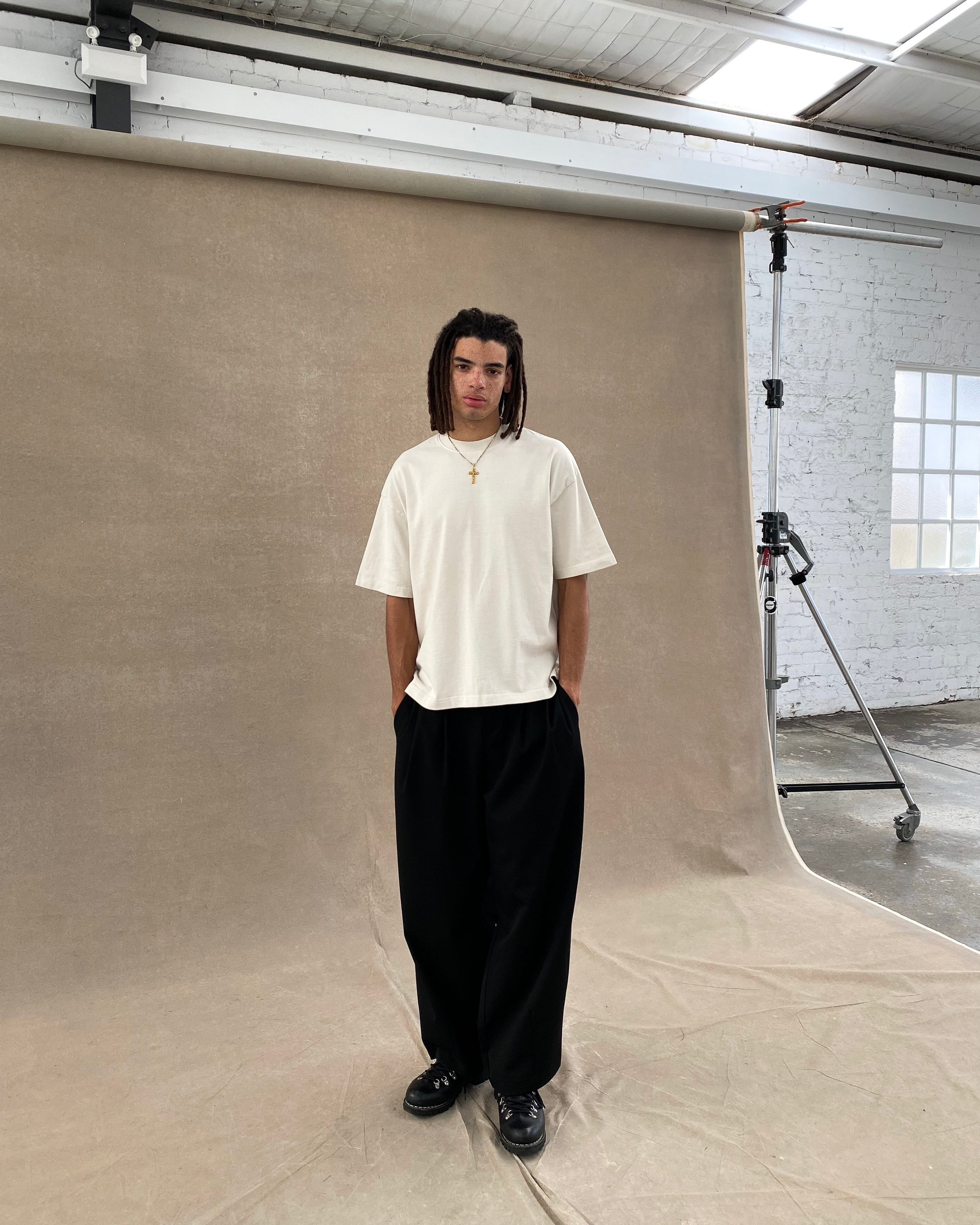 Signature Blank T-Shirt – Light Sand