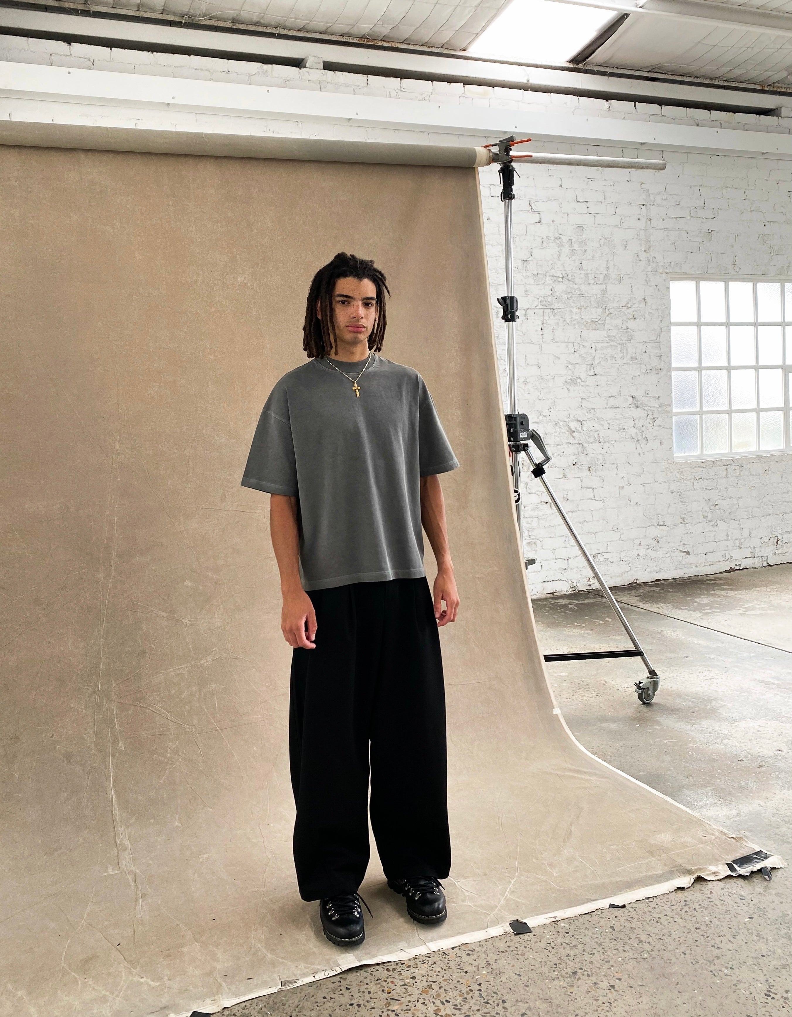 Signature Blank T-Shirt – Washed Gray