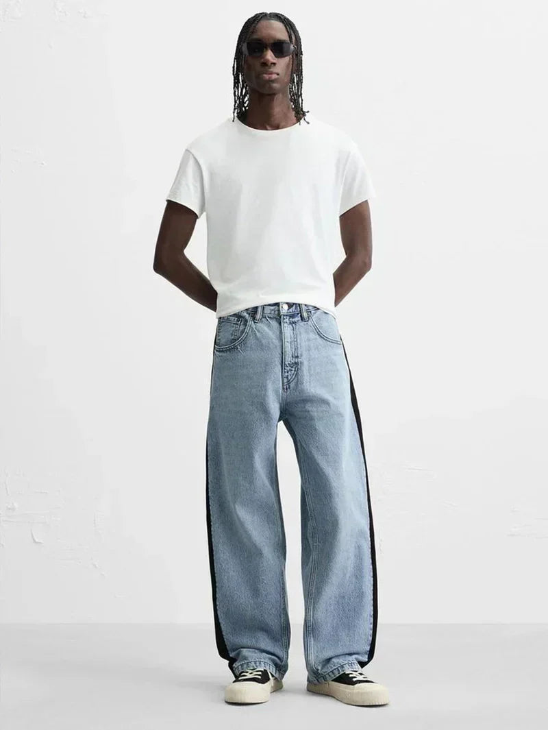 Black Bands Flare Jeans – 212321