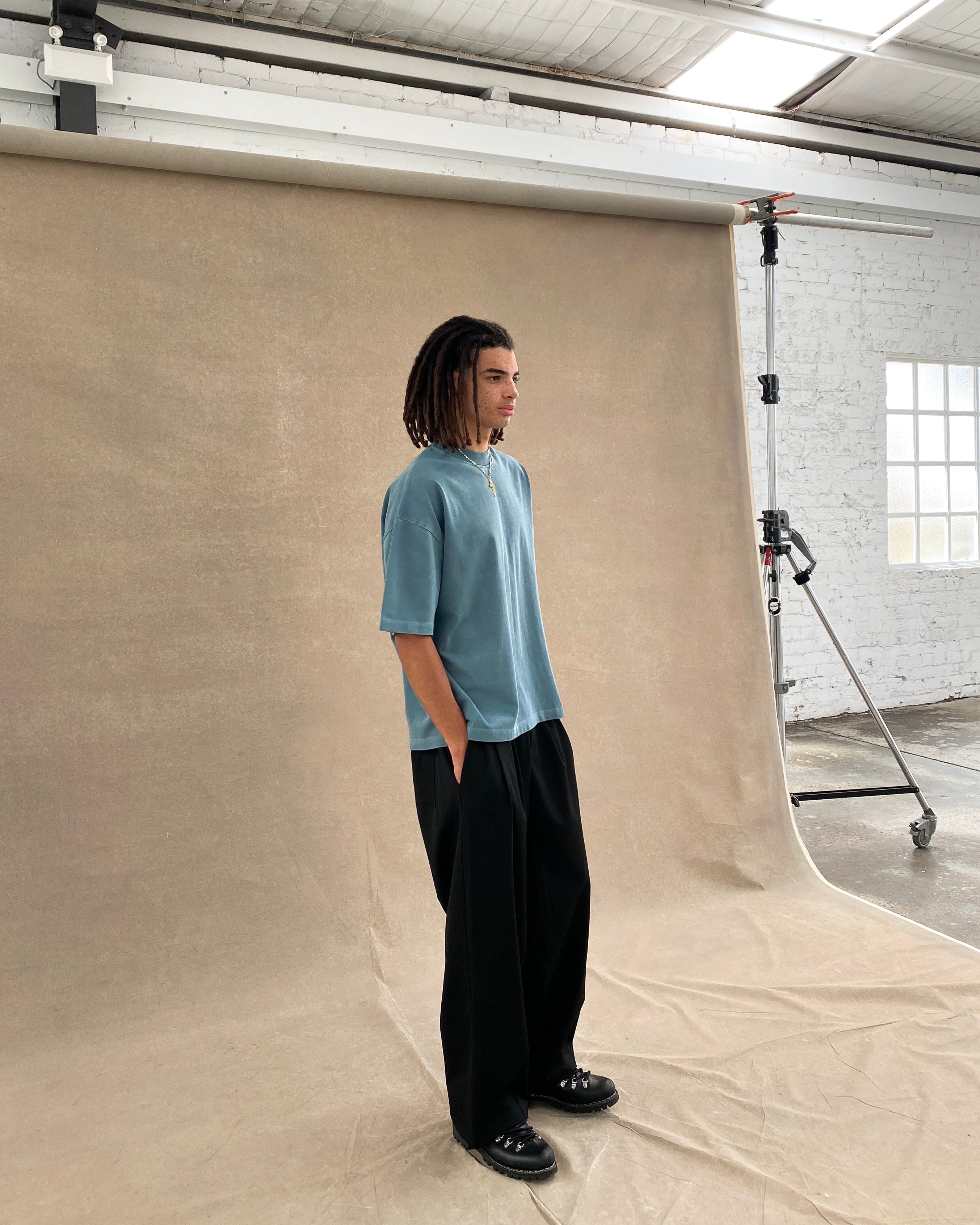 Signature Blank T-Shirt – Washed Green