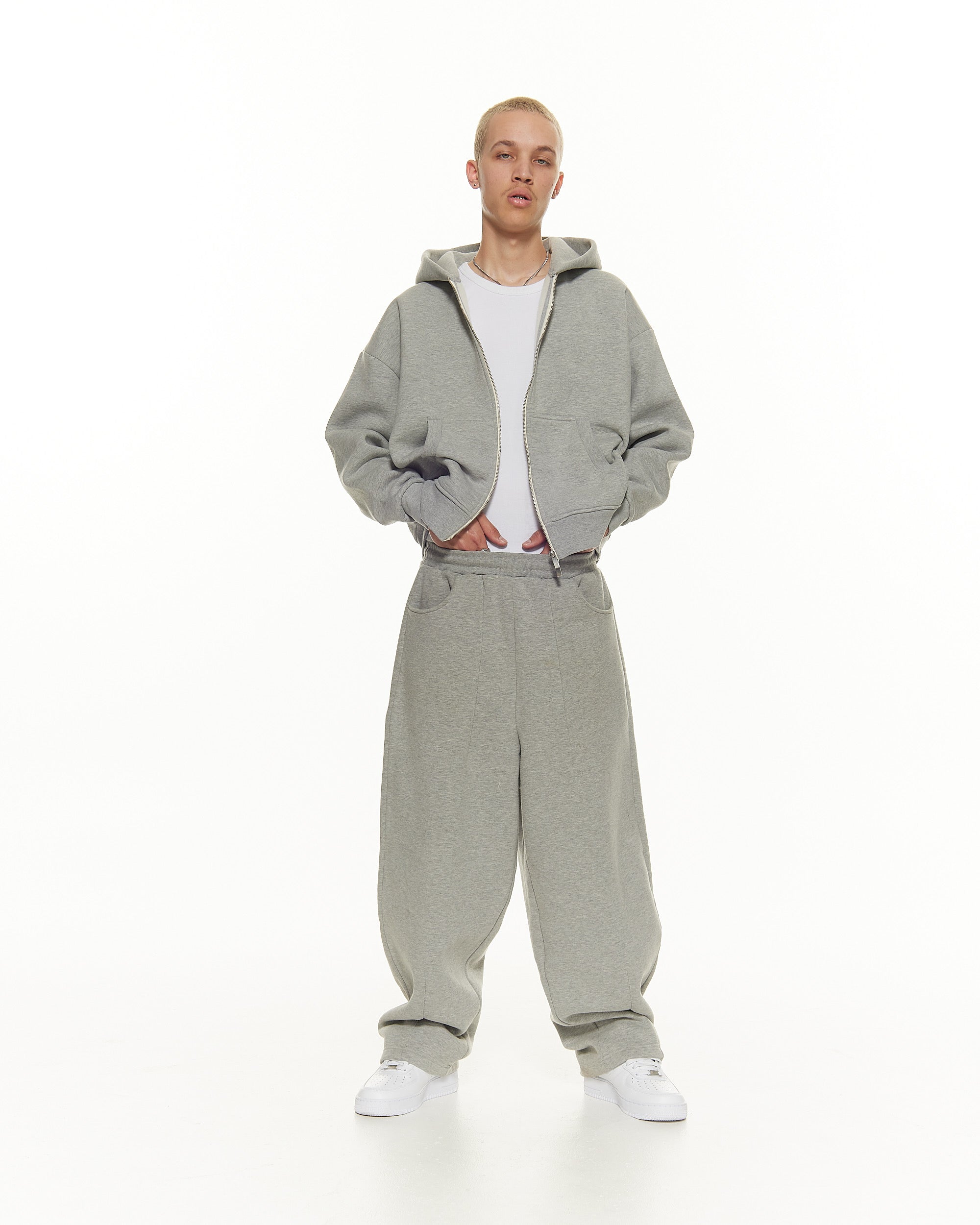 Comfort Joggers – Straight Fit – Gray