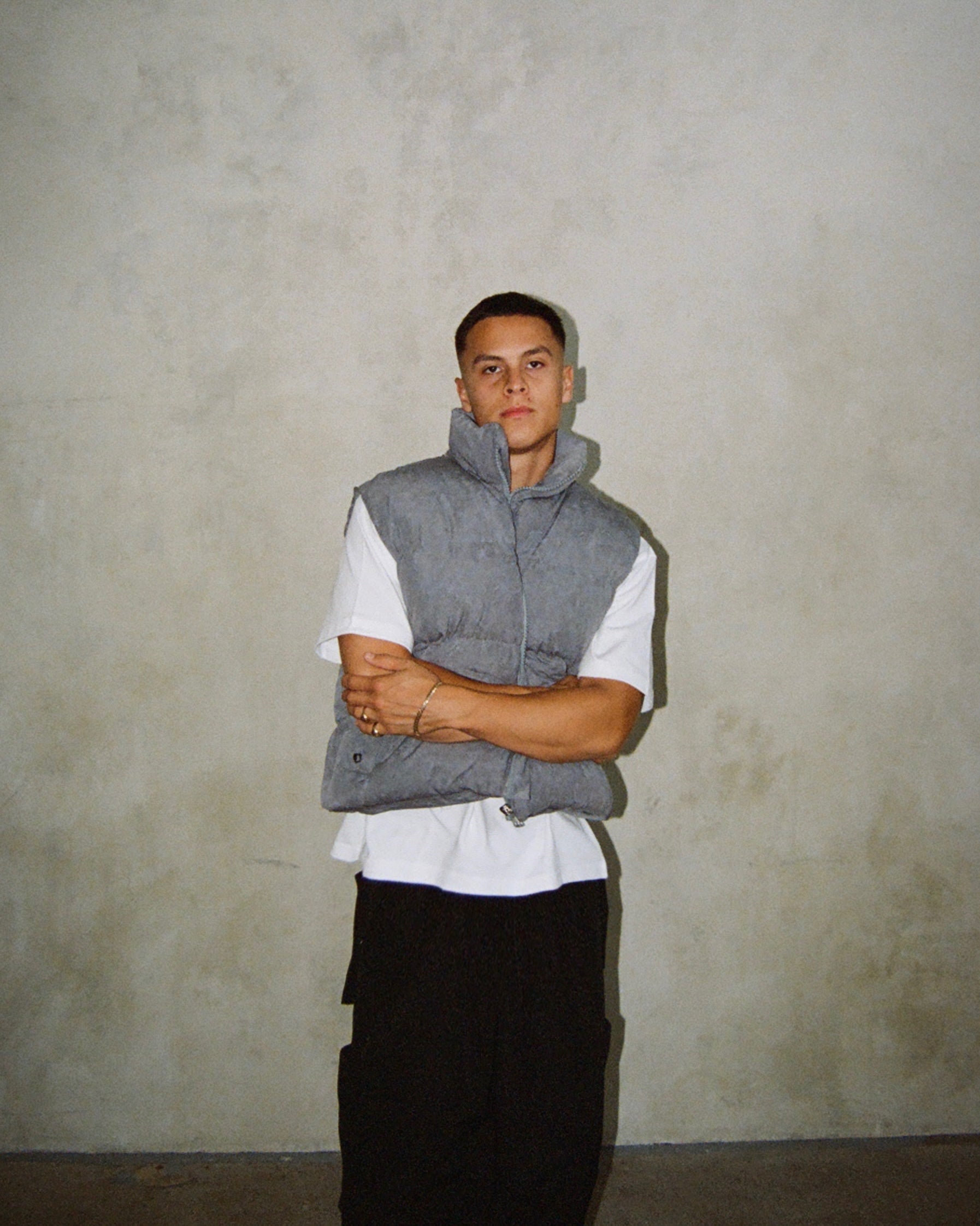 Puffer Vest – Gray