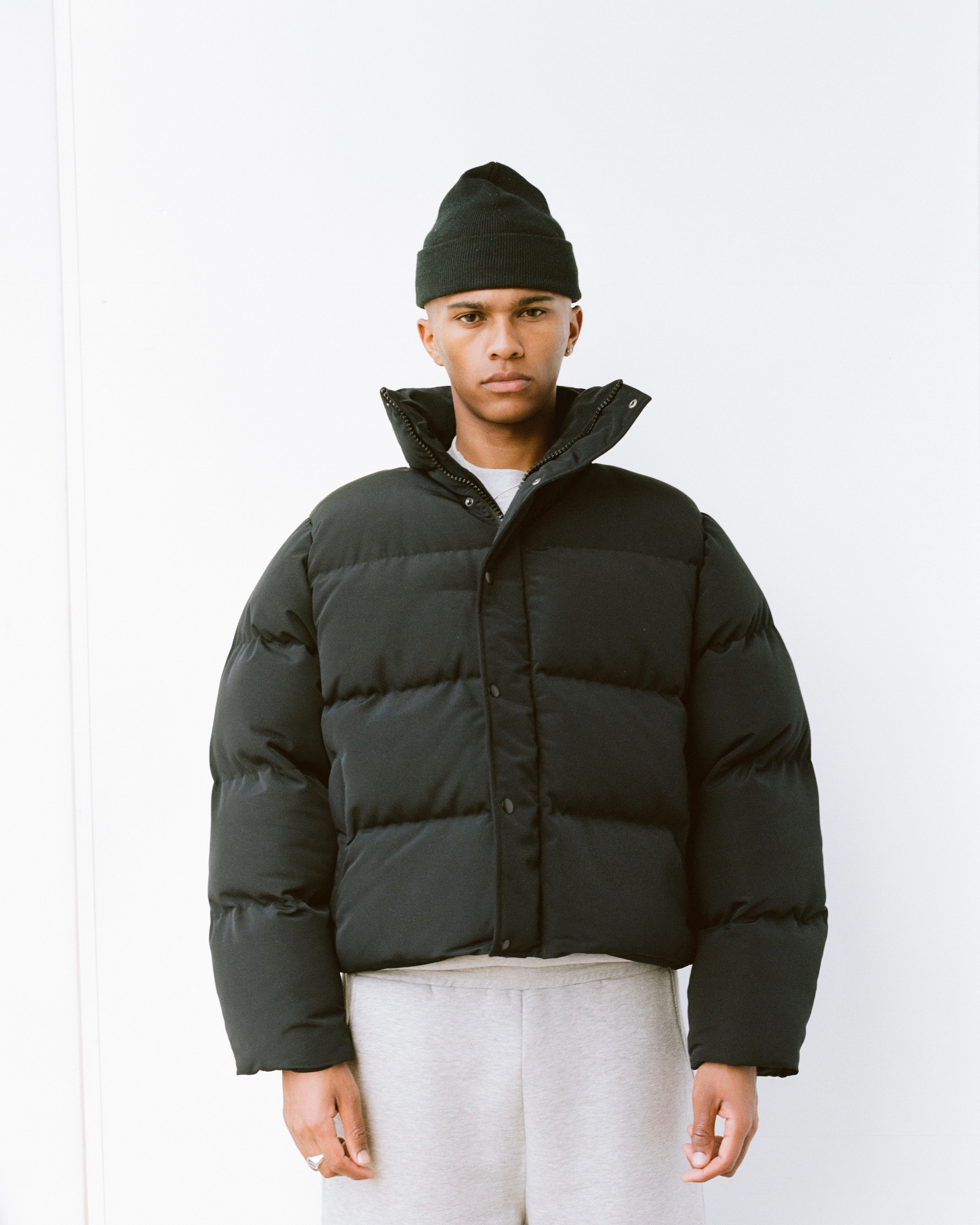 Puffer Jacket – Black