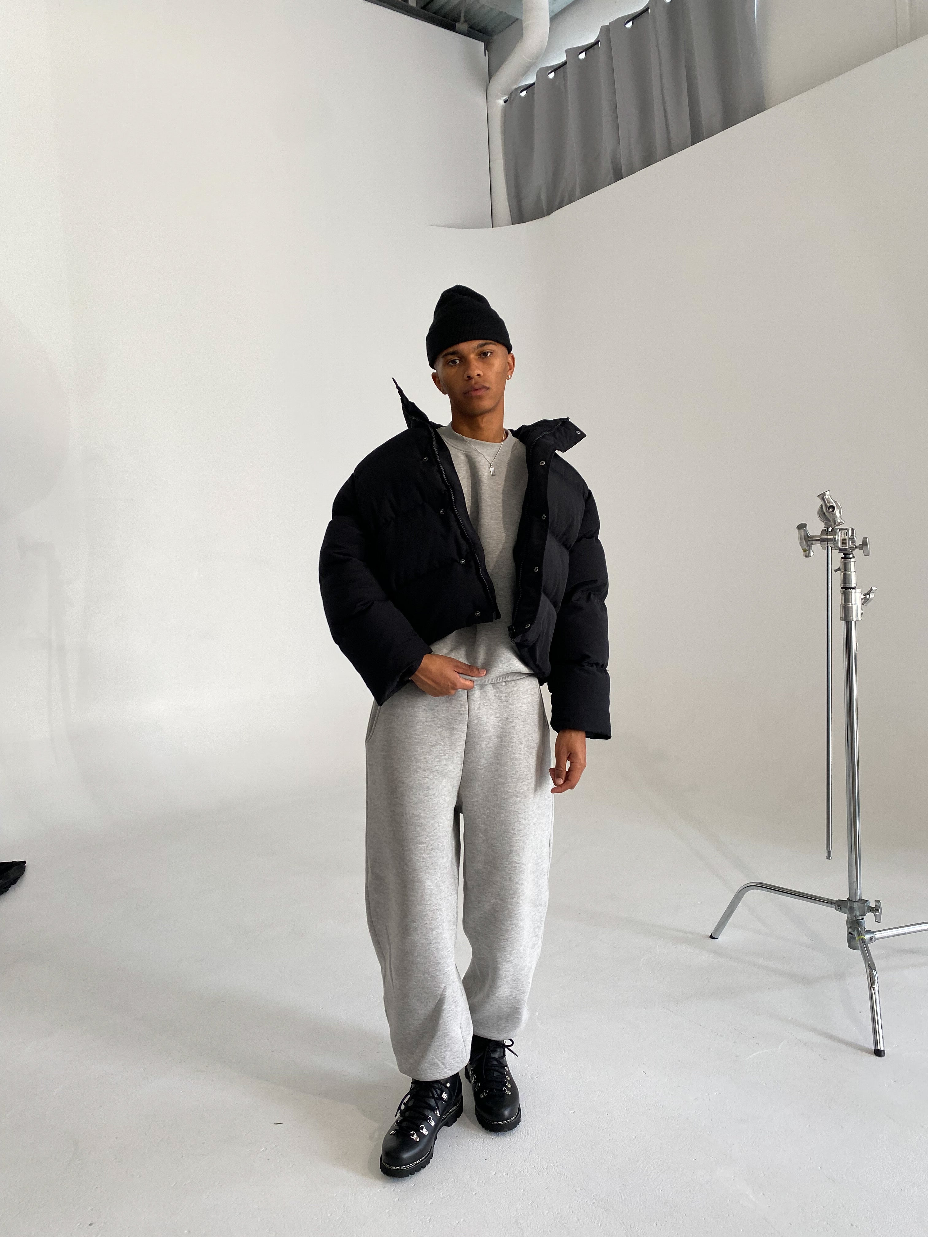 Puffer Jacket – Black