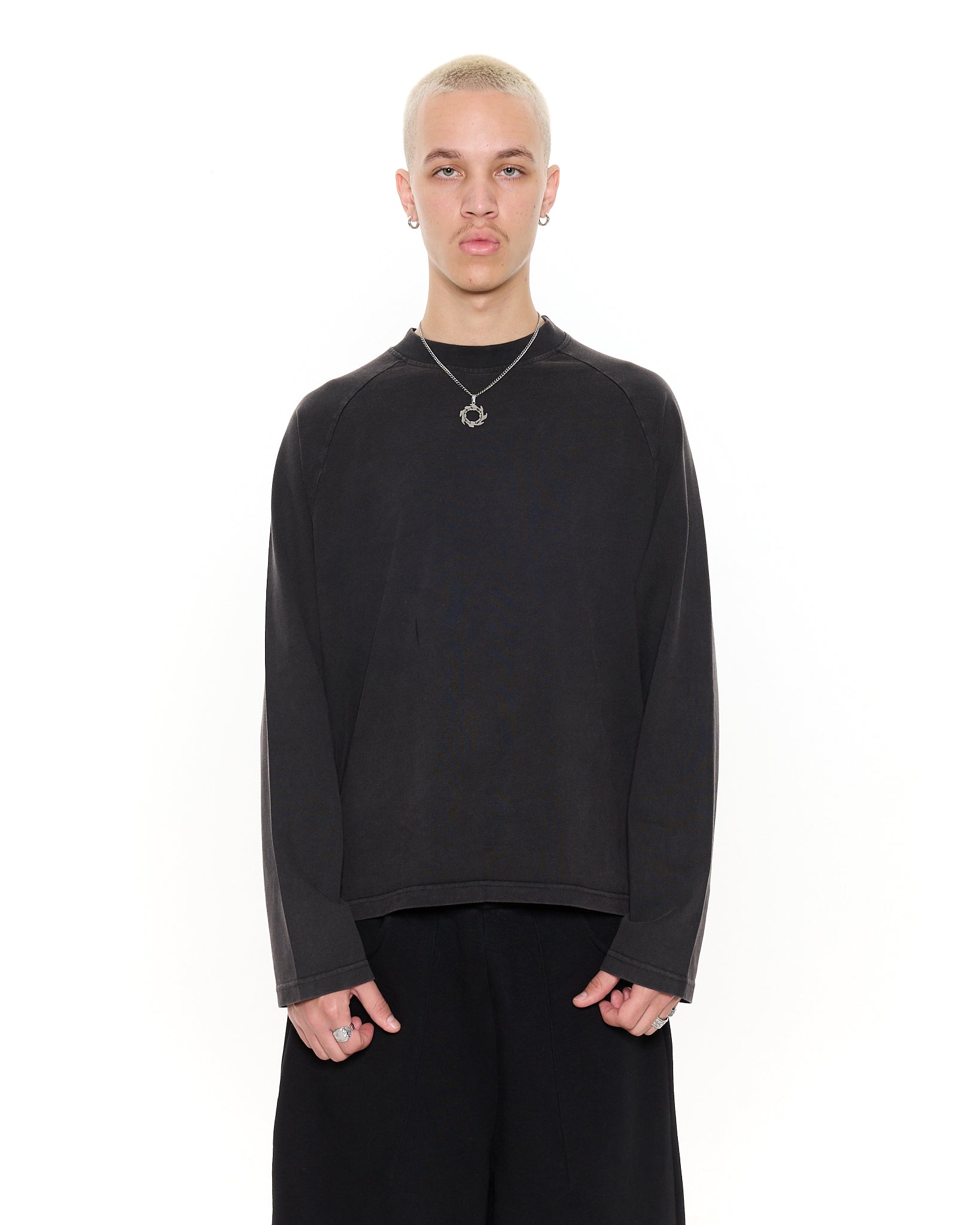 Long Sleeve T-Shirt – Washed Black