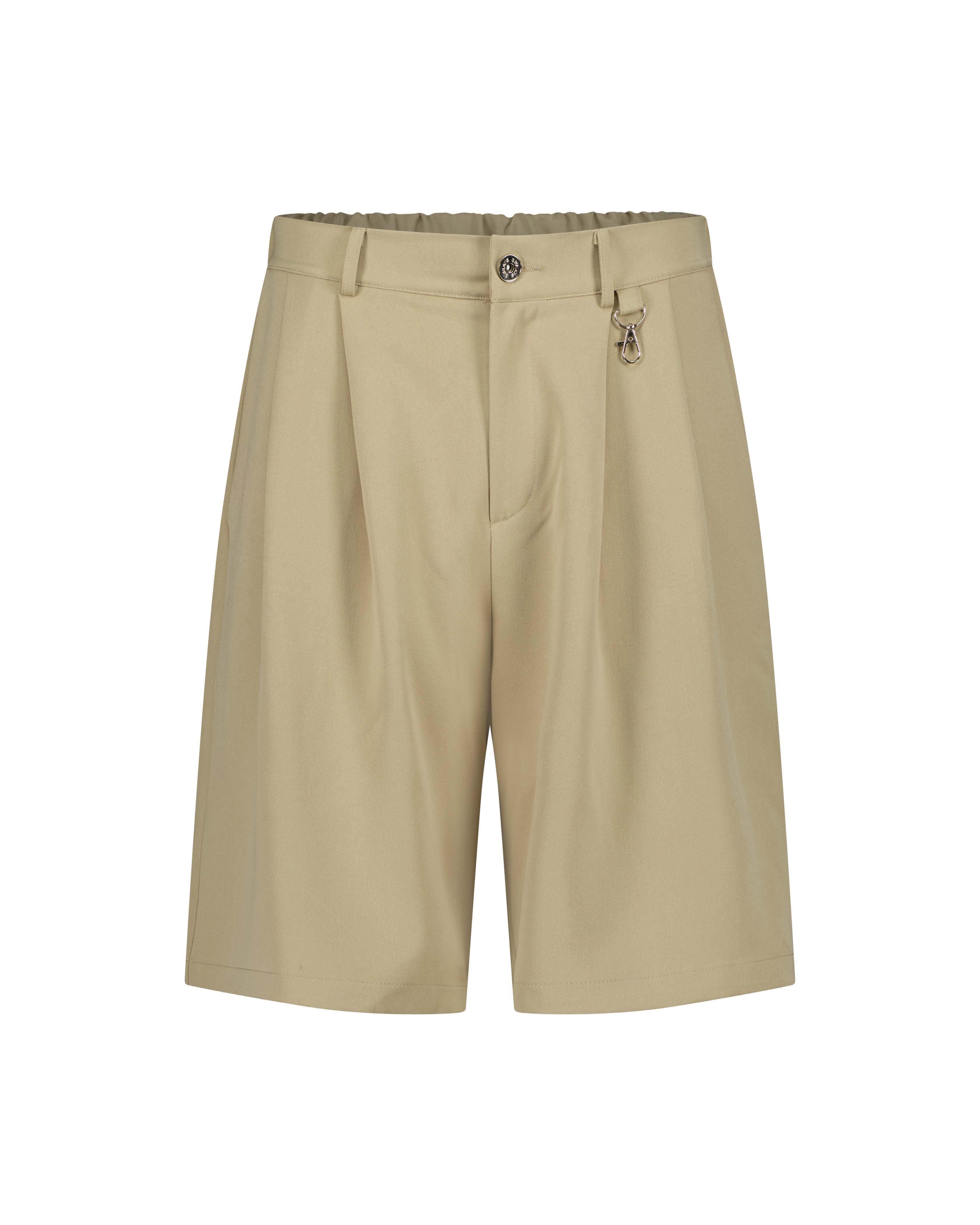 Pleated Straight-Leg Shorts – ZALANA™