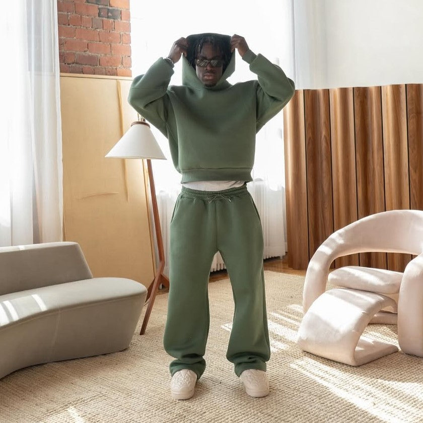 Monochrome Deep Green Pants